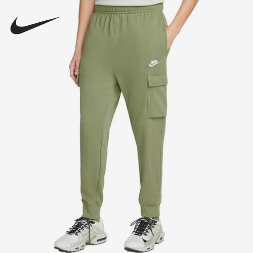 Nike/耐克正品春秋男士简约印花松紧束脚工装裤CZ9954-334