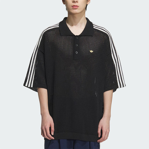 Adidas/阿迪达斯正品三叶草男运动休闲时尚针织透气短袖T恤KE5815