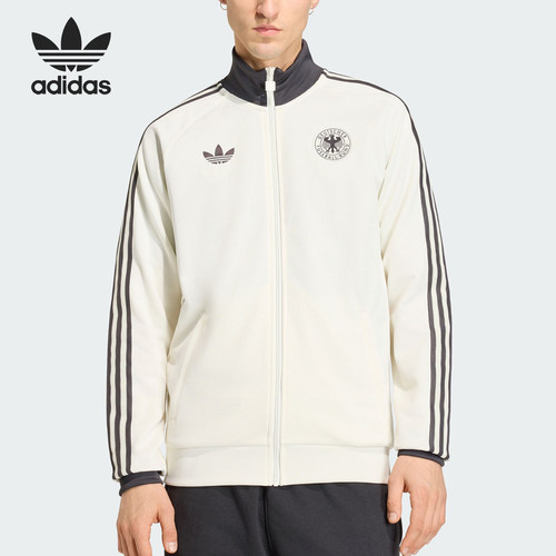 Adidas/阿迪达斯正品三叶草男士复古足球休闲夹克外套KG5096