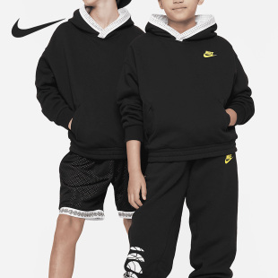 儿童休闲双面穿连帽套头卫衣DX5518 新款 010 耐克正品 Nike