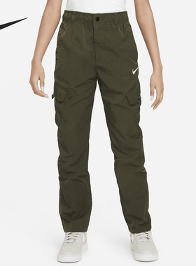 Nike/耐克官方正品 Outdoor Play 大童梭织工装长裤FD3239-325