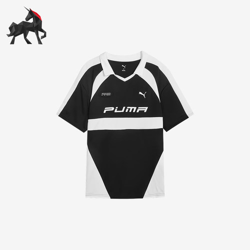 Puma/彪马正品FOOTBALL JERSEY男女运动经典短袖POLO衫631242-01