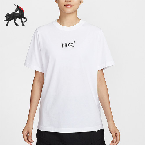 Nike/耐克正品Sportswear女士圆领套头轻盈经典短袖T恤II0451-100