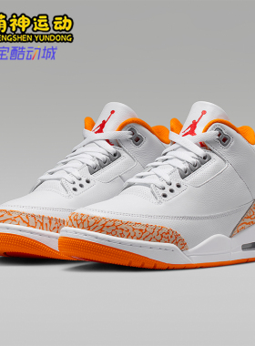 Nike/耐克正品Air Jordan 3 Retro男女复刻经典篮球鞋CK9246-101