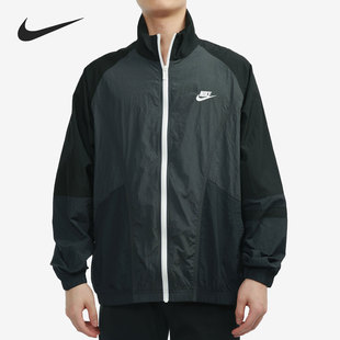 060 男子运动休闲宽松立领拉链夹克运动外套DD6171 Nike 耐克正品