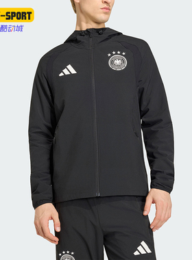 Adidas/阿迪达斯正品TIRO新款男黑色足球跑步经典夹克外套JZ9326