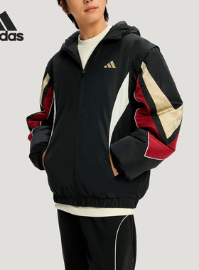 Adidas/阿迪达斯正品BB LNY JKT男士可拆卸篮球棉服KS3171