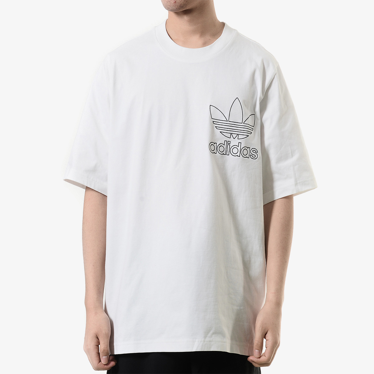 Adidas/阿迪达斯正品三叶草新款男子OUTLINETEE圆领T恤DV1562