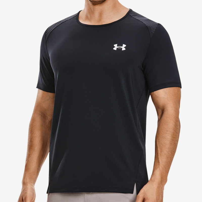 UA安德玛正品男子圆领宽松透气简约百搭休闲运动短袖T恤1376785