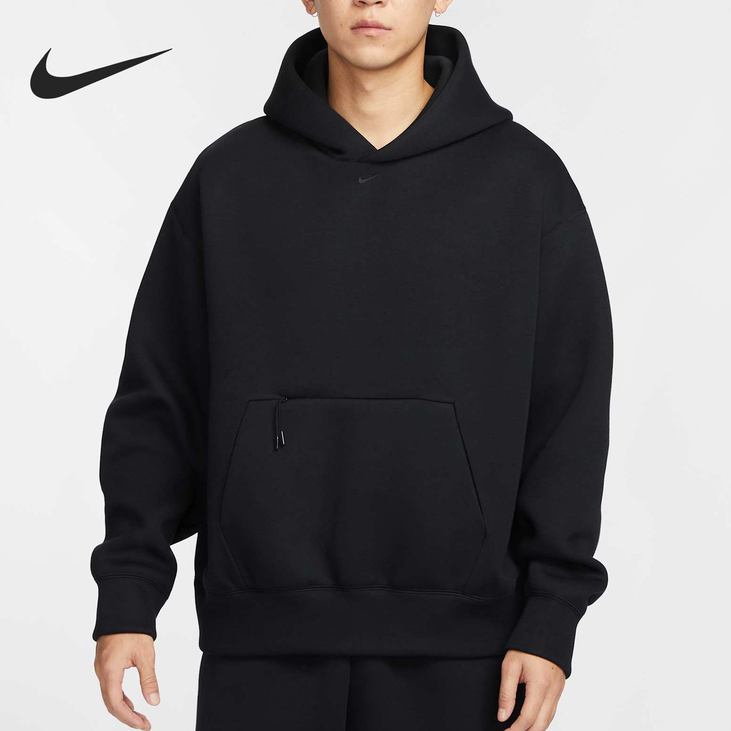 Nike/耐克官方正品秋冬新款男士针织连帽保暖宽松卫衣HM9790-010