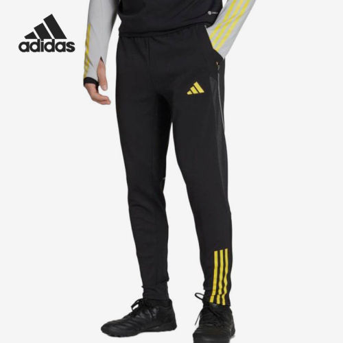 Adidas阿迪达斯正品男高腰松紧腰裤脚拉链日常出行休闲裤HU1317