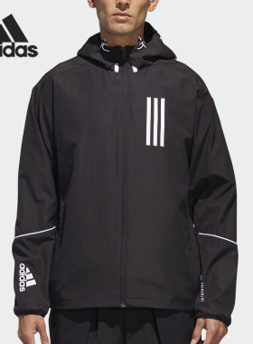 Adidas阿迪达斯正品 W.N.D. Jacket 男子运动夹克外套 GF4015