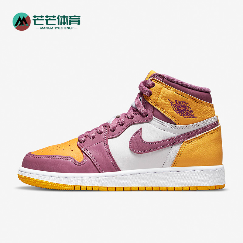 新款彩色拼接女子高帮运动篮球鞋