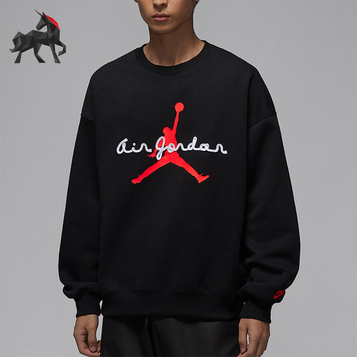 Nike/耐克正品Jordan Brooklyn男士透气加绒长袖卫衣IF1846-010