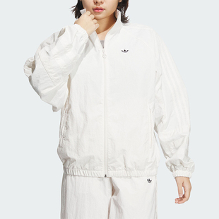 Adidas/阿迪达斯正品三叶草女士休闲运动夹克外套JD6386