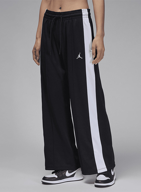 Nike/耐克正品JORDAN女士针织休闲拼接运动长裤FV7102-010