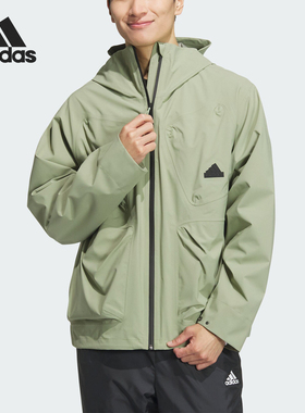 Adidas/阿迪达斯官方正品新款男士运动耐穿舒适户外外套JI8670