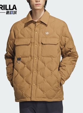 Adidas/阿迪达斯正品三叶草男士宽松保暖运动羽绒服JD3748
