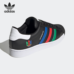 男女贝壳头休闲板鞋 Adidas 新款 三叶草秋季 FU9520 阿迪达斯正品