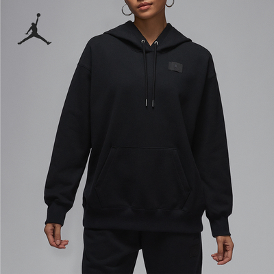 Nike/耐克官方正品JORDAN女士针织连帽宽松柔软卫衣HJ1312-010