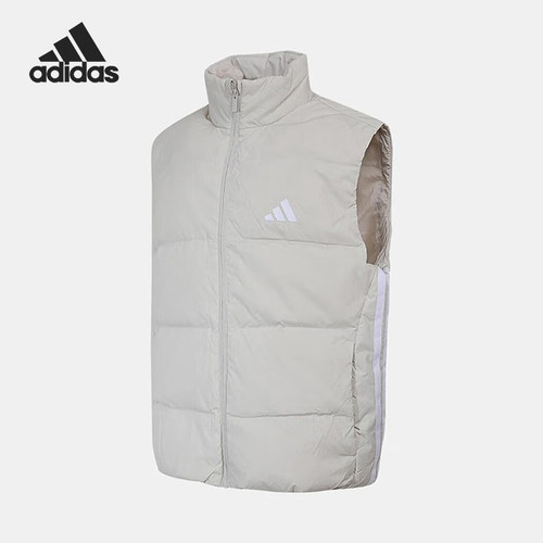 Adidas/阿迪达斯正品冬季男士保暖防风轻便运动羽绒马甲KH3990