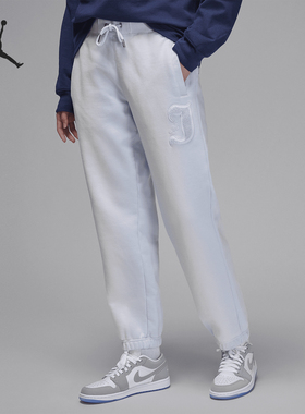 Nike/耐克正品JORDAN女士加绒保暖做旧运动长裤FV7069-085