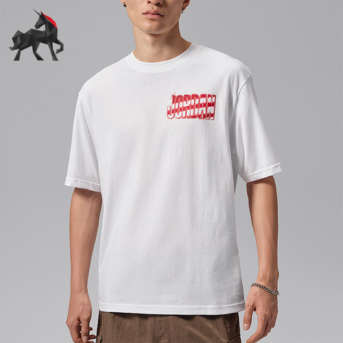 Nike/耐克正品Jordan Brooklyn男士o印花短袖T恤IX1572-100