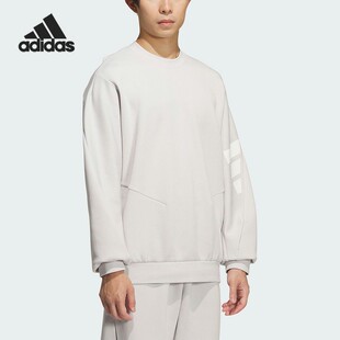 运动休闲宽松圆领套头卫衣KC0157 FOS男士 Adidas 阿迪达斯正品