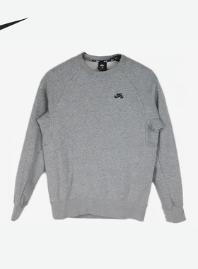 Nike/耐克正品春秋男士保暖圆领宽松透气运动休闲卫衣AQ9564-063
