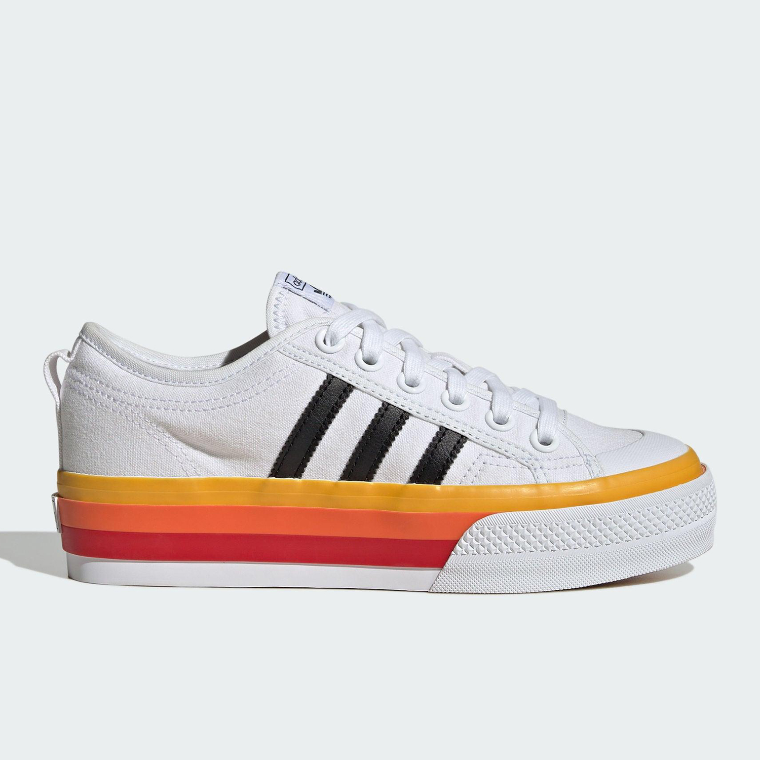 Adidas/阿迪达斯正品三叶草男女轻便耐磨厚底休闲板鞋JQ9148
