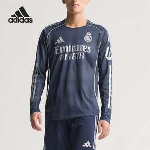 透气运动足球训练长袖 Adidas JP3956 男士 款 阿迪达斯正品 2025夏季