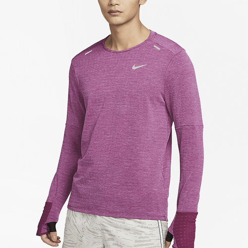 耐克男子加绒保暖跑步上衣