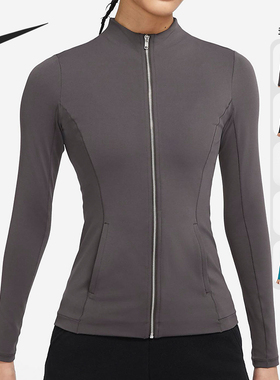 Nike/耐克正品休闲女子运动健身瑜伽训练拉链夹克外套 DD5534-254