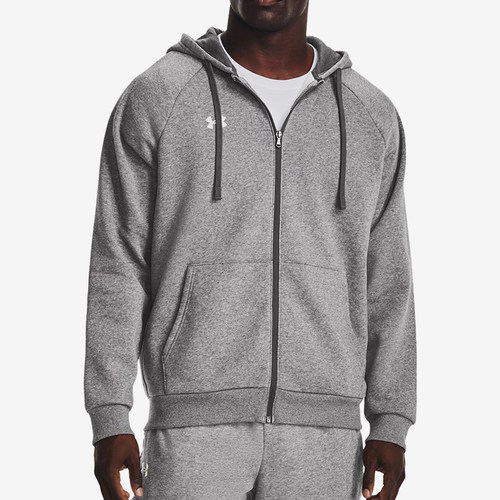 UA/安德玛正品Rival Fleece FZ Hoodie男士运动外套1379767-025
