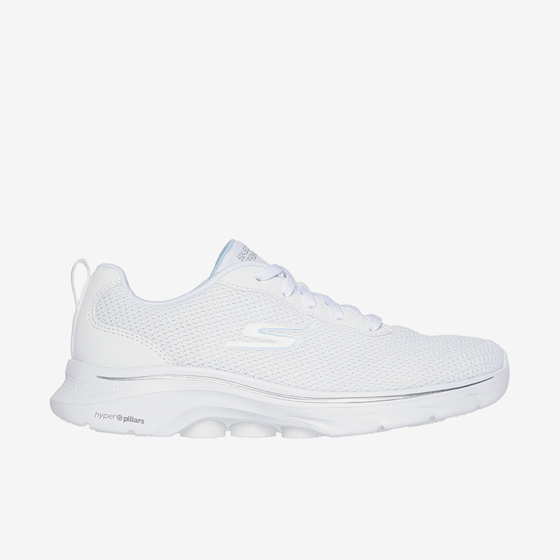 Skechers/斯凯奇正品2025新款女士网面透气系带低帮健步鞋