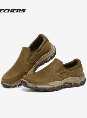 Skechers/斯凯奇正品新款时尚男子一脚蹬轻便休闲鞋 204480