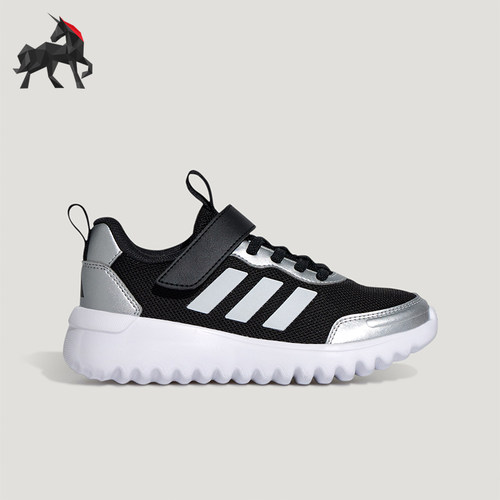 Adidas/阿迪达斯正品PLAYFLOW EL儿童日常魔术贴耐磨休闲鞋KJ0770