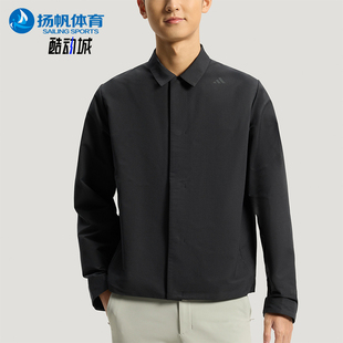 Adidas/阿迪达斯正品武宗系列新款男黑色经典亲肤夹克外套KG0840