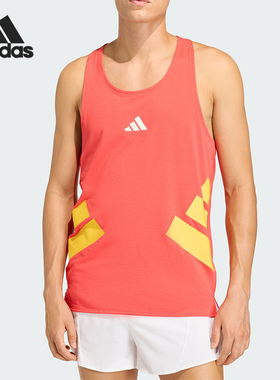 Adidas/阿迪达斯正品男士运动休闲舒适透气无袖上衣JY8625
