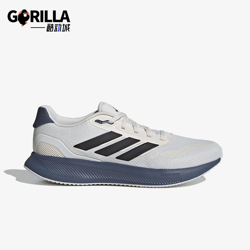 Adidas/阿迪达斯正品RUNFALCON 5男士经典网面透气跑步鞋IE8815