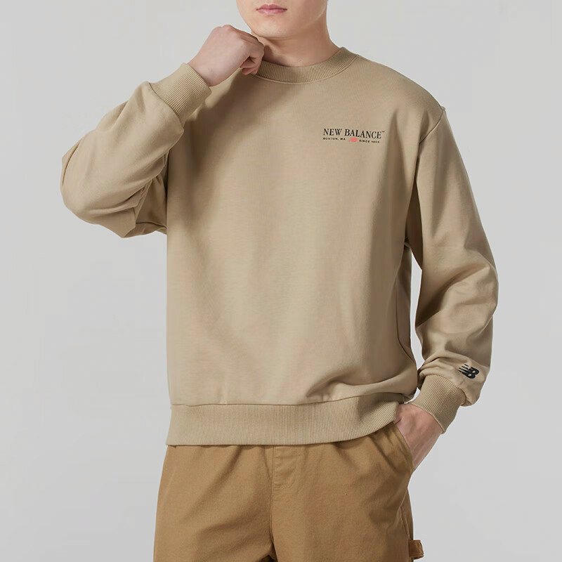 New Balance/NB正品2025新款男子运动训练卫衣套头衫AMT51371-SOT