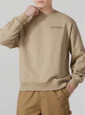 New Balance/NB正品2025新款男子运动训练卫衣套头衫AMT51371-SOT