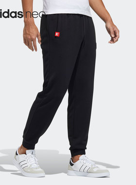 Adidas/阿迪达斯正品NEO男子春季蜘蛛侠收口休闲裤H44999
