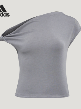 Adidas/阿迪达斯正品FUTURESTYLE新款女经典灰色短袖T恤LC8658