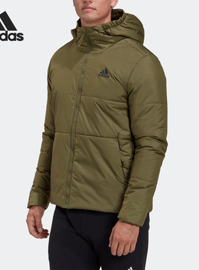 Adidas/阿迪达斯正品当季新款男子运动保暖连帽棉服HG6271