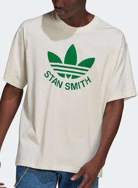 Adidas/阿迪达斯正品三叶草新款男子运动时尚休闲短袖T恤GQ8874