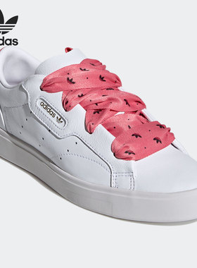 Adidas/阿迪达斯正品三叶草SLEEK W男女经典低帮轻便休闲鞋FY6679