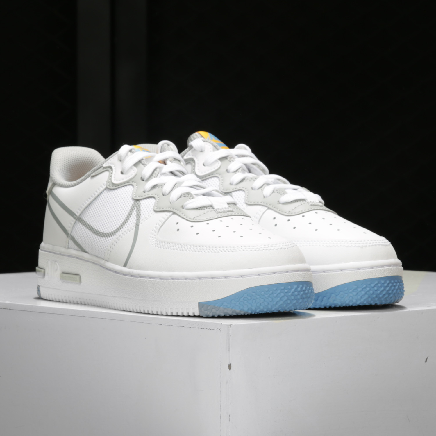 Nike/耐克正品 新款 Air Force 1 React大童耐磨休闲鞋 CT5117