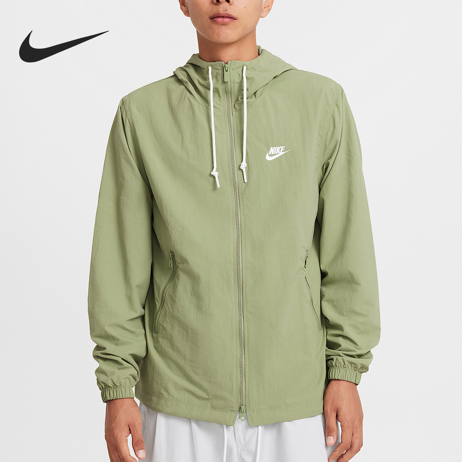 Nike/耐克官方正品秋季新款男士训练梭织户外跑步外套FB7398-386 - 实物图