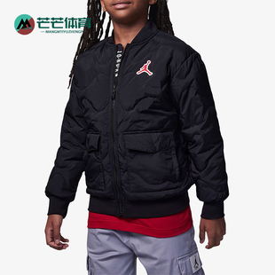 新款 Jordan冬季 大童保暖梭织运动羽绒服FZ6538 耐克正品 Nike
